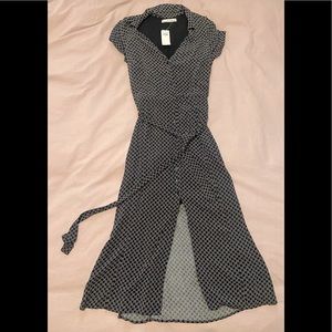 Abercrombie & Fitch button up midi dress with slit